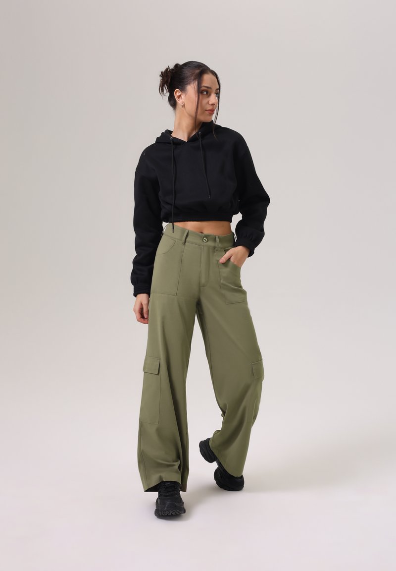 Pantalon Cargo Fille Bordo Noir - Taille 3 Ans - État Très Bon