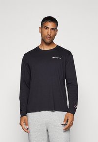Champion ICONS CREWNECK LONG SLEEVE - Langarmshirt - black