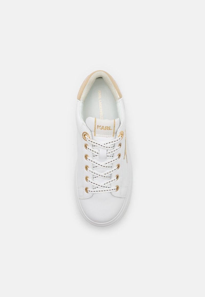 KARL LAGERFELD ANAKAPRI SIGNIA LACE Baskets basses white/gold