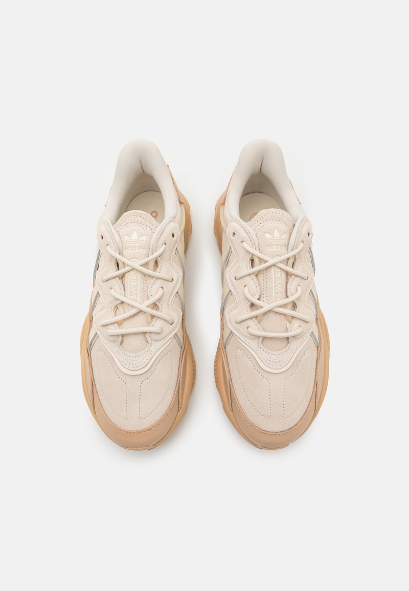 adidas gazelle silver green womens Shop Beige Womens Ozweego Lace Up Sneakers  Shoebacca