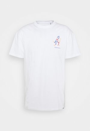 STAY OFFLINE - Camiseta estampada - white