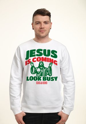 JESUS IS COMING - Sweatshirt - white