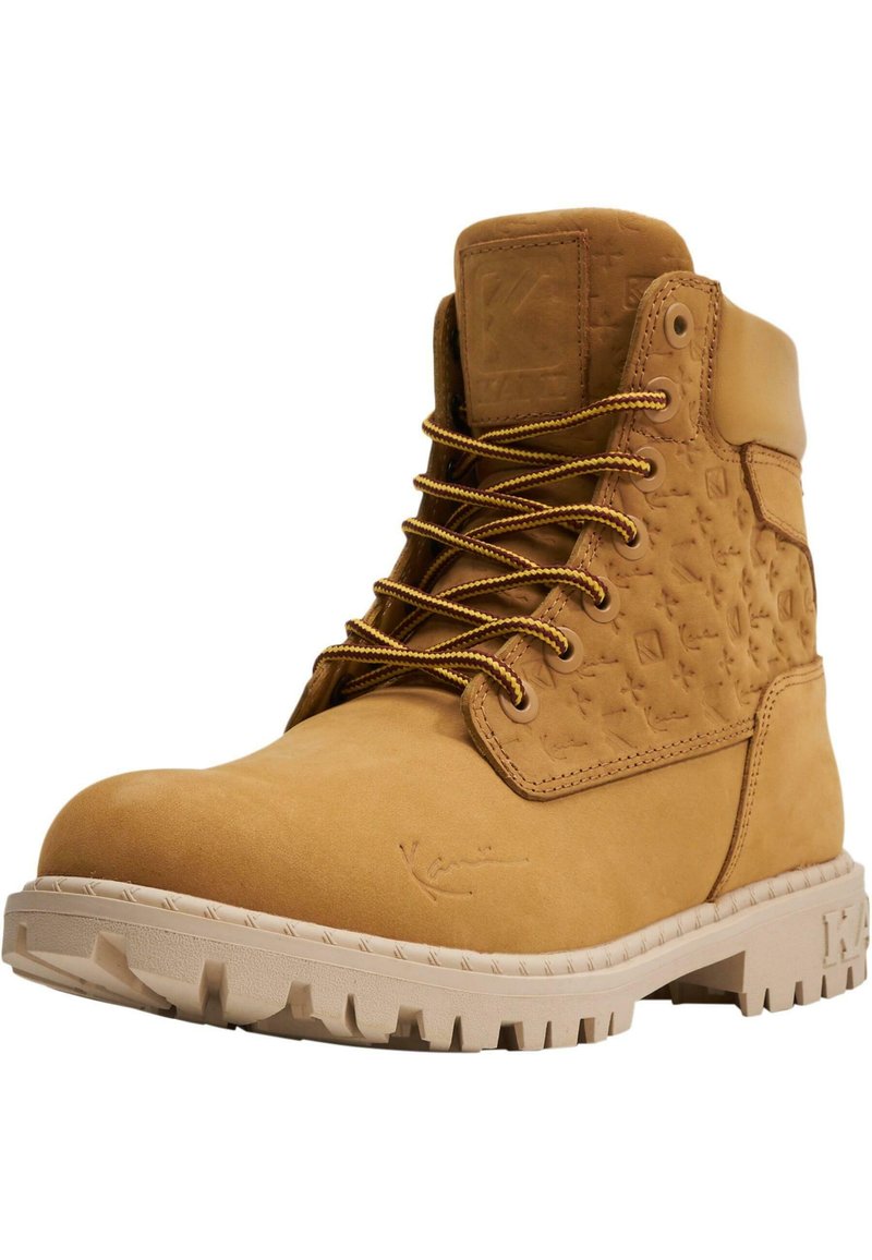 Karl Kani Tan Ankle Boots with Rugged Sole Karl Kani Vintage Boots 90s - Tan Suede - Men Size US 11.5  main image 4