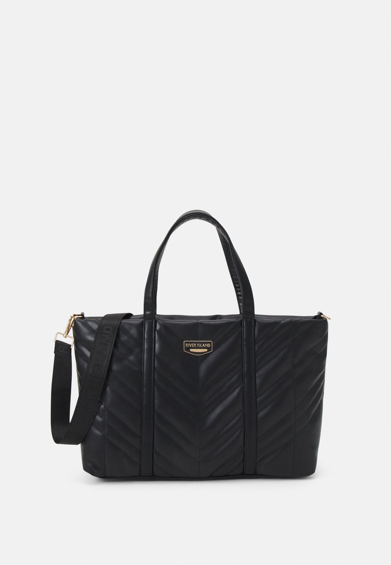 River Island Shopping Bag black/schwarz Zalando.de