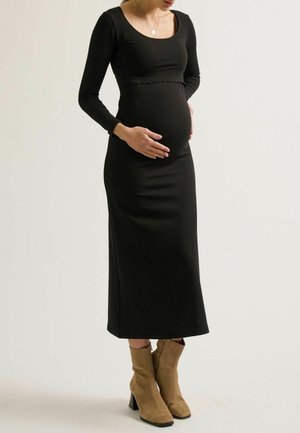 MATERNITY AND NURSING MATHILDE - Robe en jersey - black