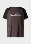 T-Shirt print - black washed