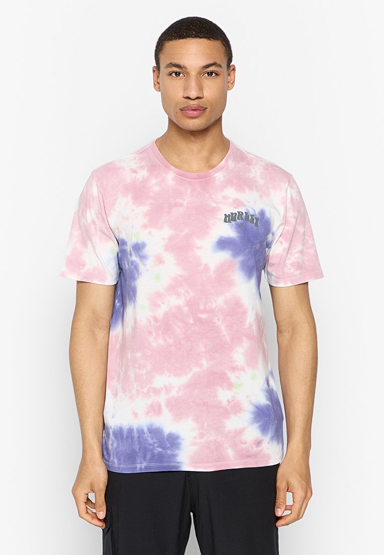 hurley T-shirt print meerkleurig