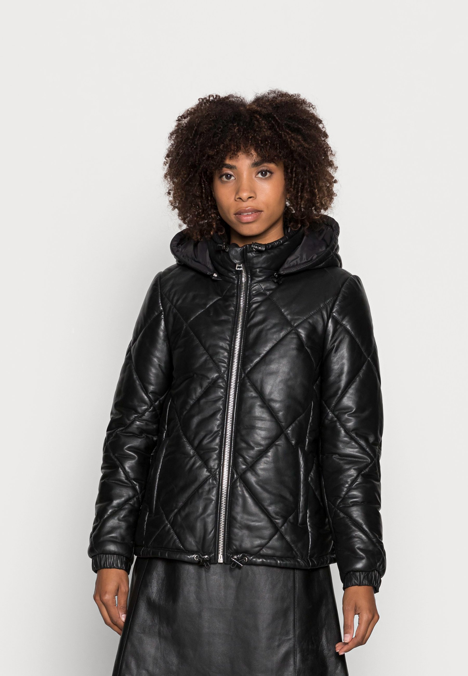 Oakwood TEMPTATION - Chaqueta de cuero - black/negro - Zalando.es