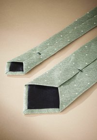 Next SIGNATURE MADE IN ITALY - Stropdas - sage green neutral brown