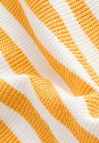 REGULAR FIT - SEAMFREE BANDEAU - Bikini-Top - yellow white stripe