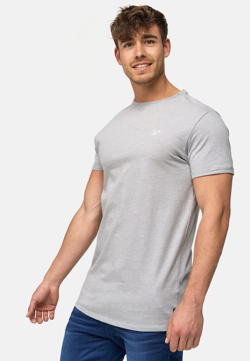 INDICODE JEANS - KLOGE - T-shirt basic - grey, Vergroten