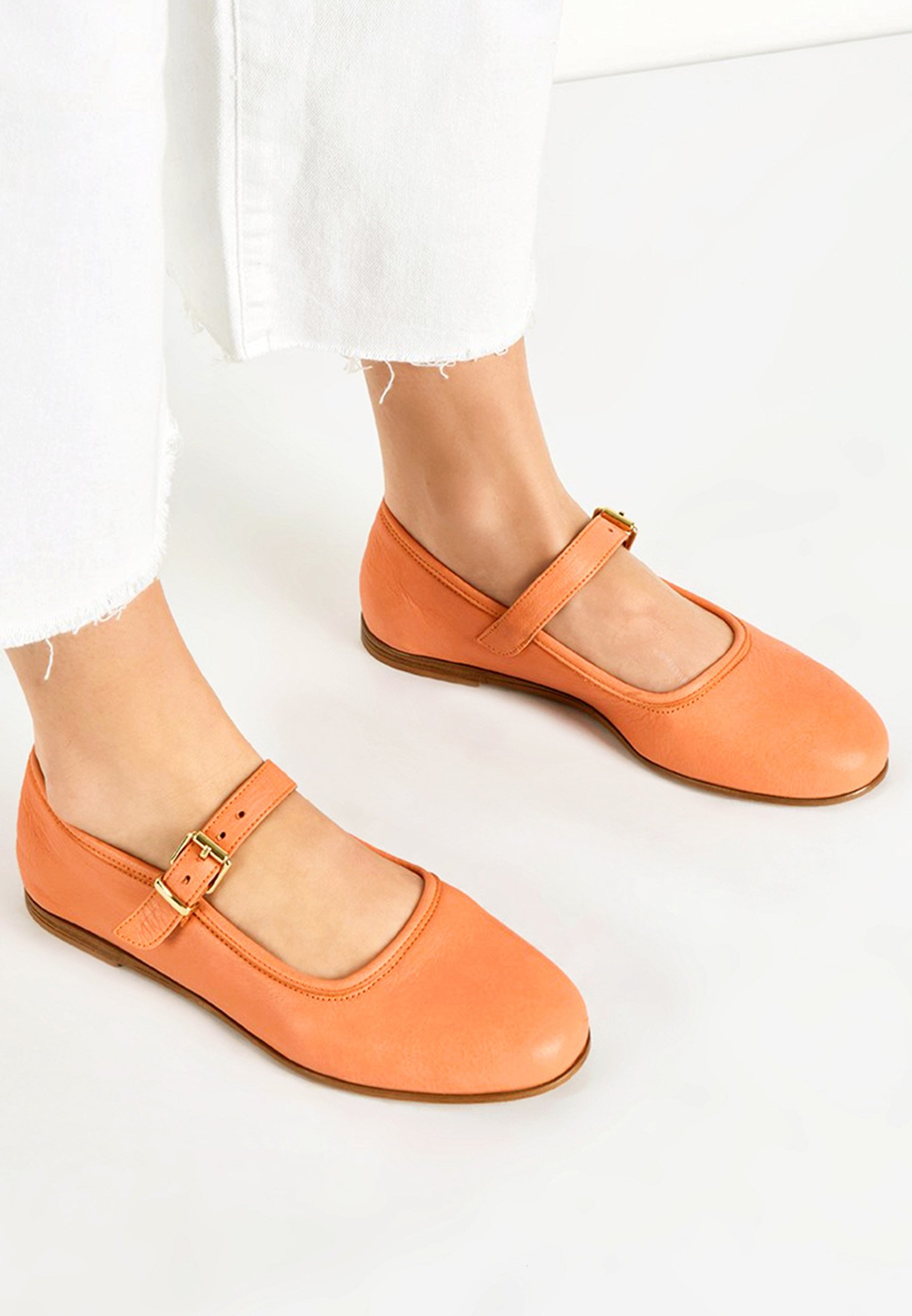 ballerine orange homme