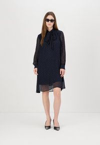 GANT BOW DRESS - Rochie de zi - evening blue