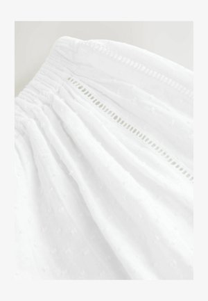 Next TALL FIT - TEXTURED V-NECK - Nappali ruha - white