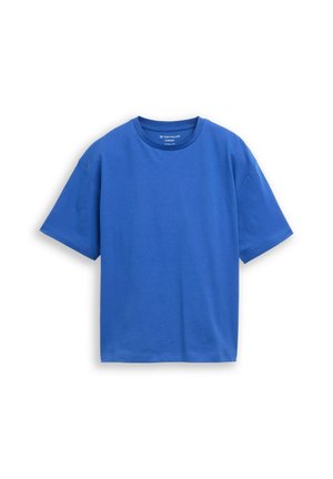 TOM TAILOR, TOM TAILOR T-SHIRT OVERSIZE T-SHIRT MIT FOTO-RÜCKENPRINT - T-shirt imprimé - beau blue