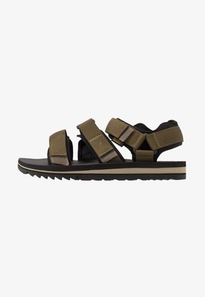 CROSS STRAP MENS - Walking sandals - dark olive