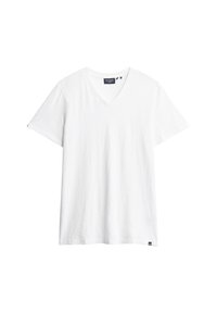 V-NECK SLUB SHORT SLEEVE - T-shirt basique - optic