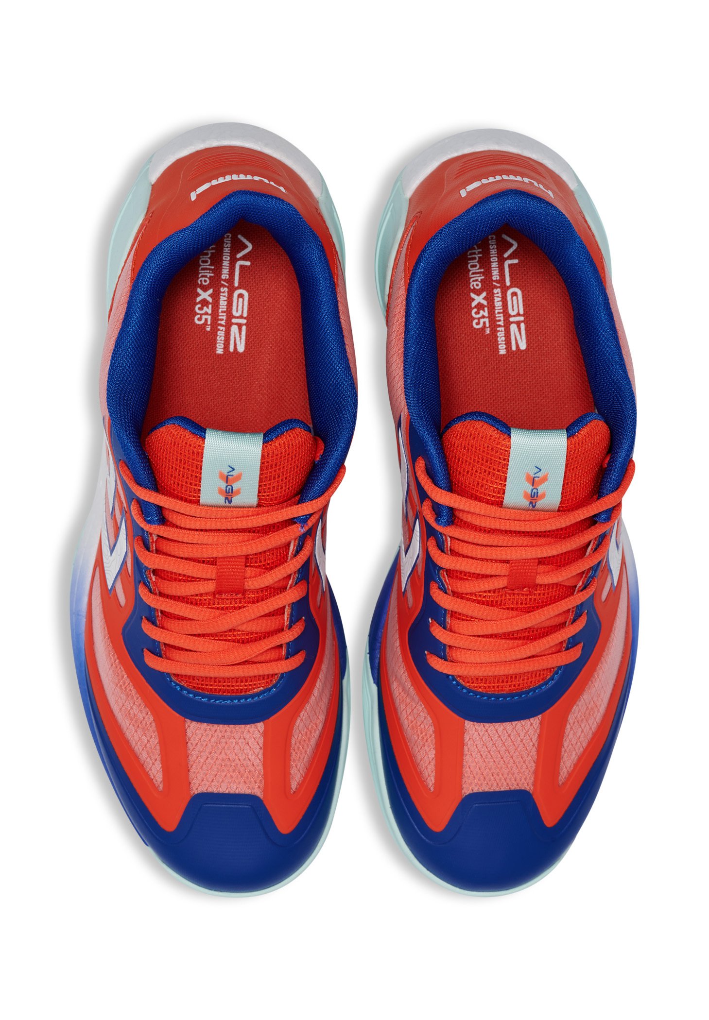 Hummel ALGIZ 25ICON - Handball shoes - red blue white/red - Zalando