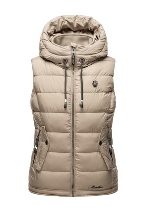TAISAA - Veste sans manches - taupe