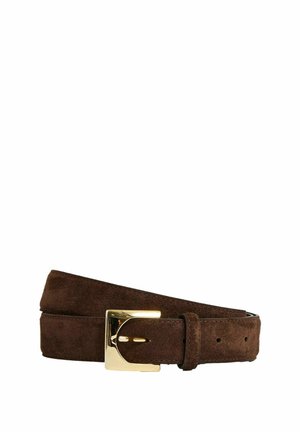 BELINDA SQUARE BUCKLE - Riem - chocolate
