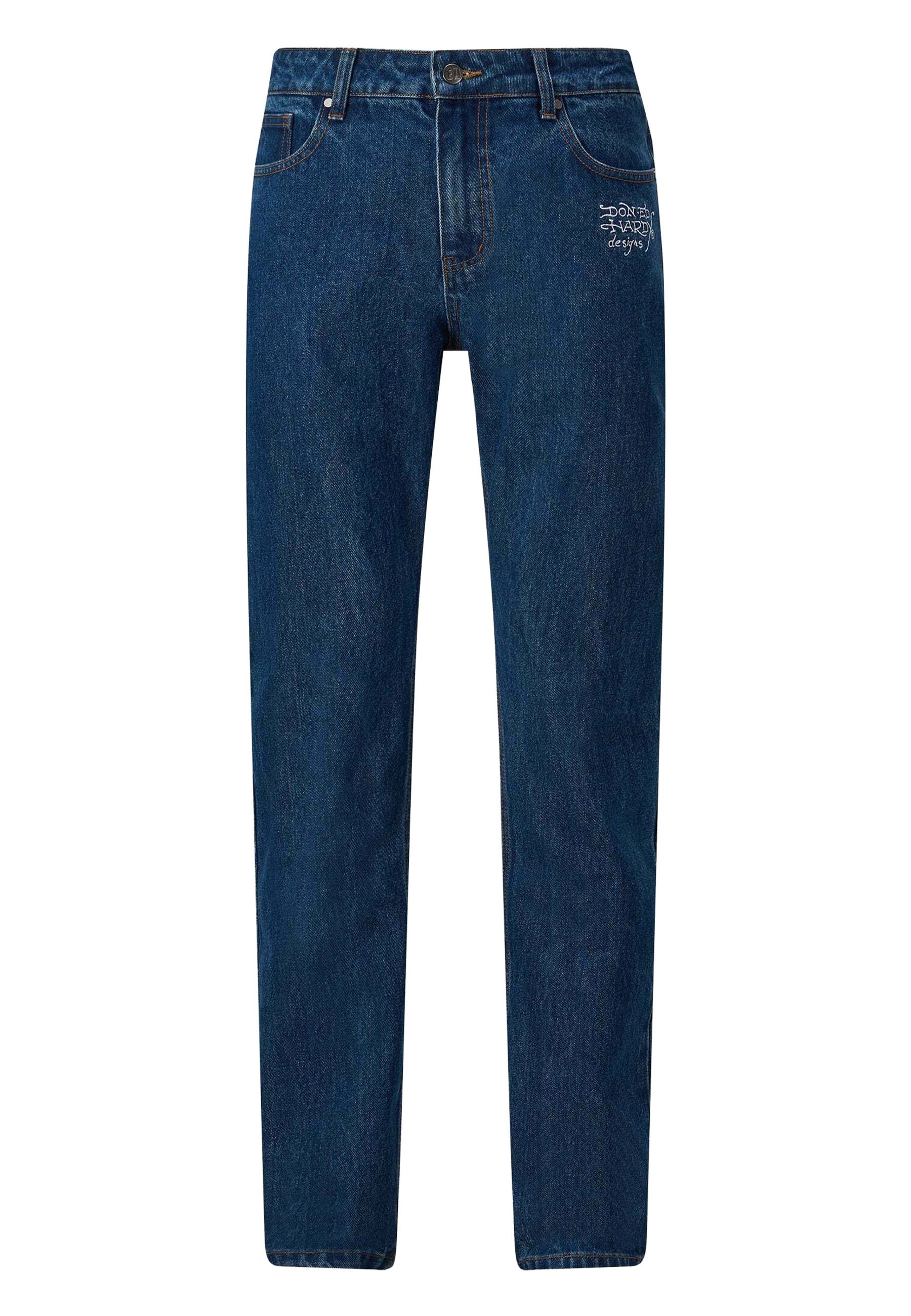 Ed Hardy KOI-MERGE - Relaxed fit jeans - indigo/blue denim - Zalando