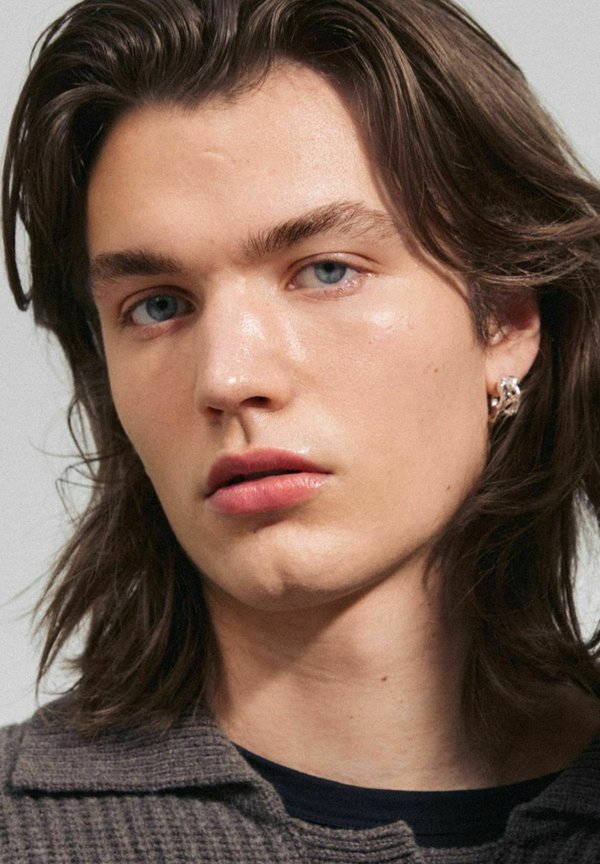 FOTINI HOOP - Ohrringe - silver plated