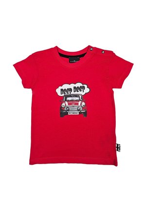 T-shirt con stampa - rosso