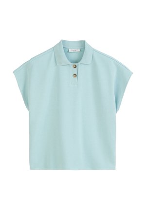 Marc O'Polo DENIM MTDWJP_JERSEY POLOSHIRTS SLEEVELESS - Poloshirt - blue fog