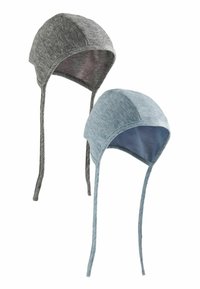 Next - BONNETS 2 PACK - Muts - grey blue Miniatuurafbeelding 1