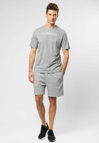 Kappa 3-PACK - T-shirt print - blue grey md melange black