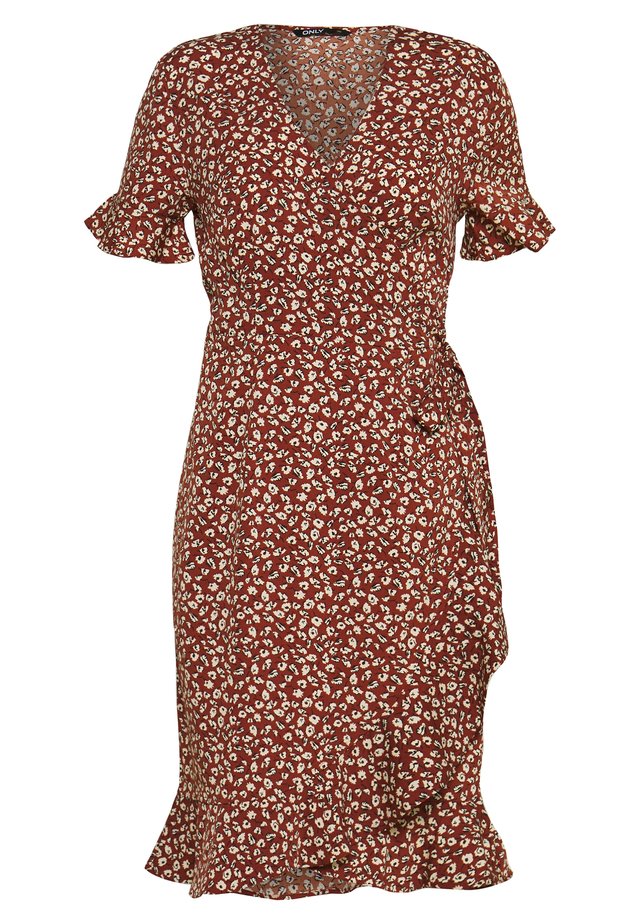 ONLOLIVIA  - Korte jurk - henna