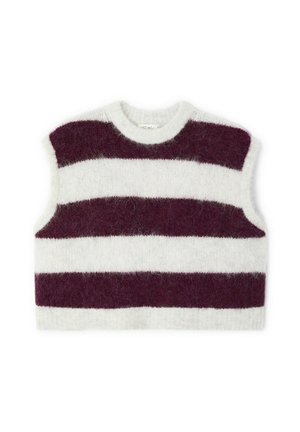 American Vintage, PULL FEMME NIBY - Tričko s potlačou - rayures cranberry