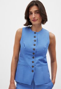 BUTTON FRONT - Vesta - blue