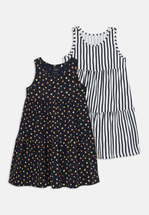 NMFVIGGA SPENCER DRESS 2 PACK - Robe en jersey - dark sapphire/bright white
