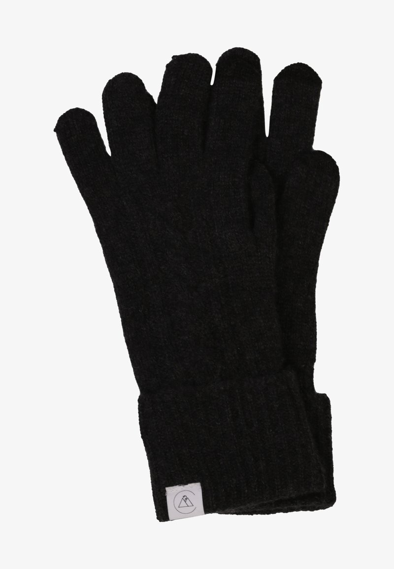 CASH-MERE Fingerhandschuh - dunkel anthrazit