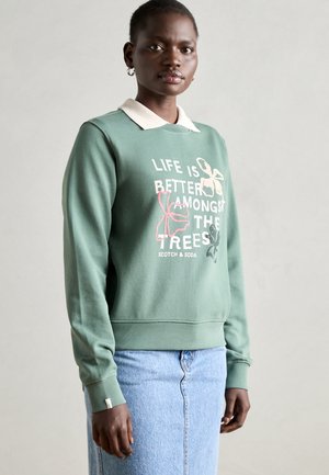 ARTWORK REGULAR FIT - Mikina - park green
