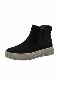 Tamaris CHELSEA - Aulinukai su platforma - black nubuk