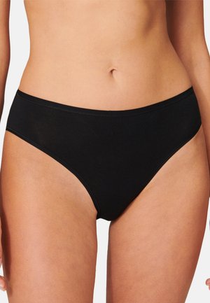 Schiesser 4 PACK - Slip - schwarz