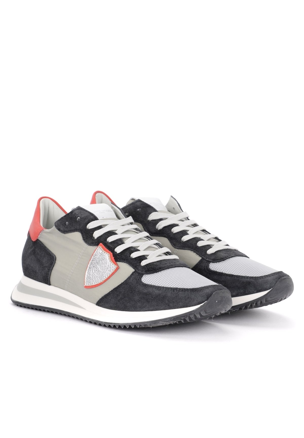 Philippe Model TROPEZ X IN E TESSUTO E R - Sneakers basse - grigio - Zalando .it