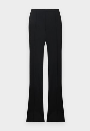 CORA SLIM DRAPY  - Pantaloni - black