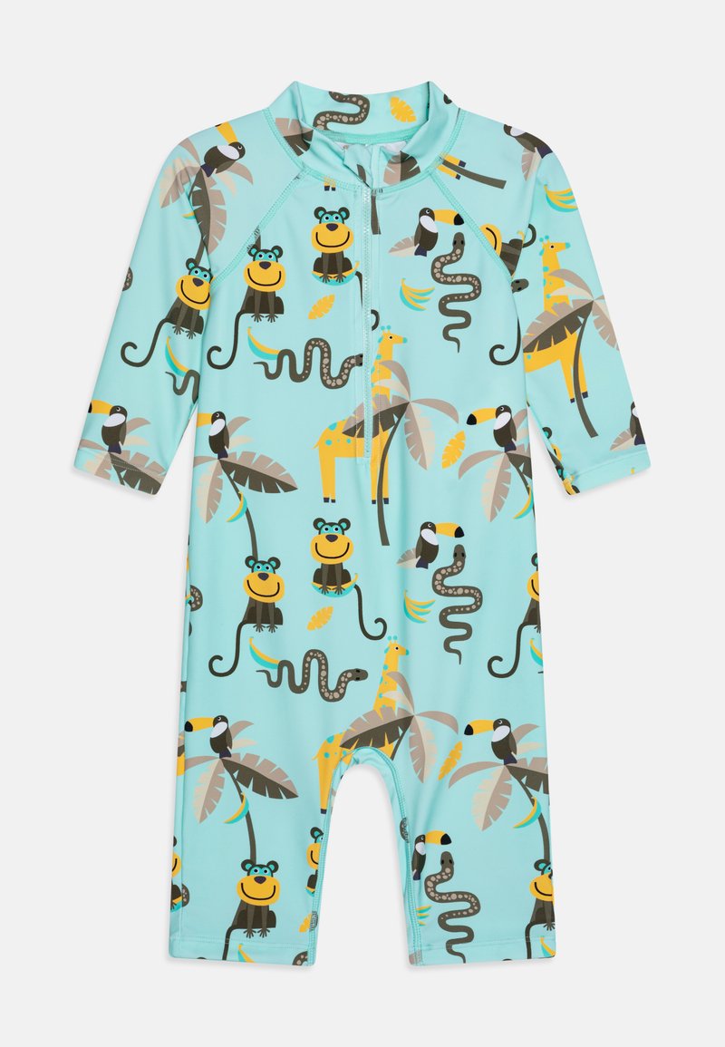 Name it NMMZILO UNISEX - Jednodílné plavky - blue tint