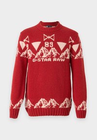 HOLIDAY - Pullover - dry red/white bait