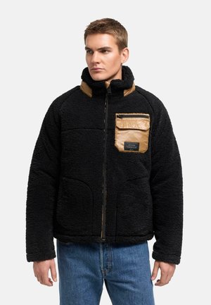 STONE HARBOUR, PLÜSCHJACKE SOREES XX - Giacca in pile - black