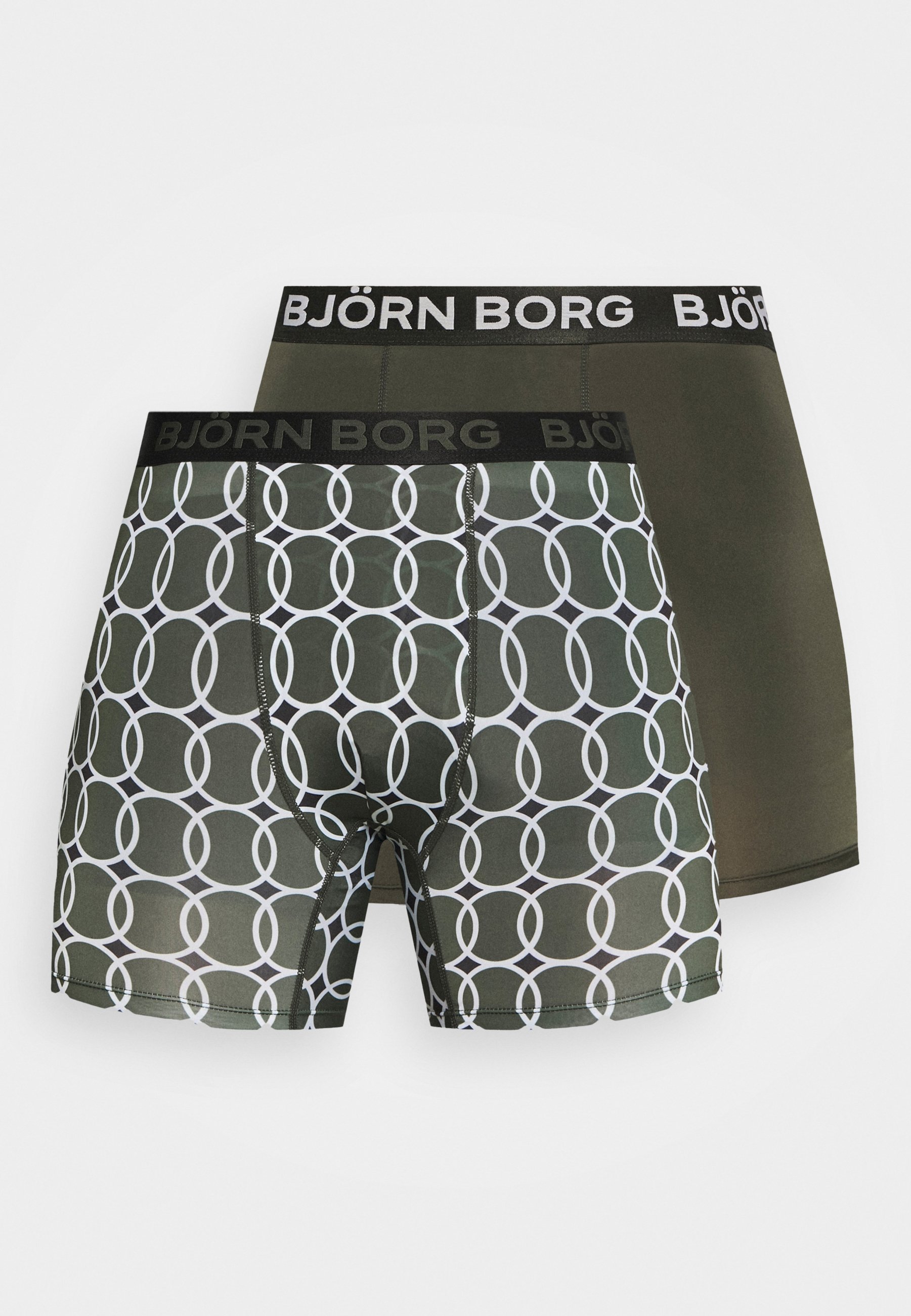 Björn Borg PERFORMANCE BOXER 2 PACK - Pants - khaki - Zalando.co.uk