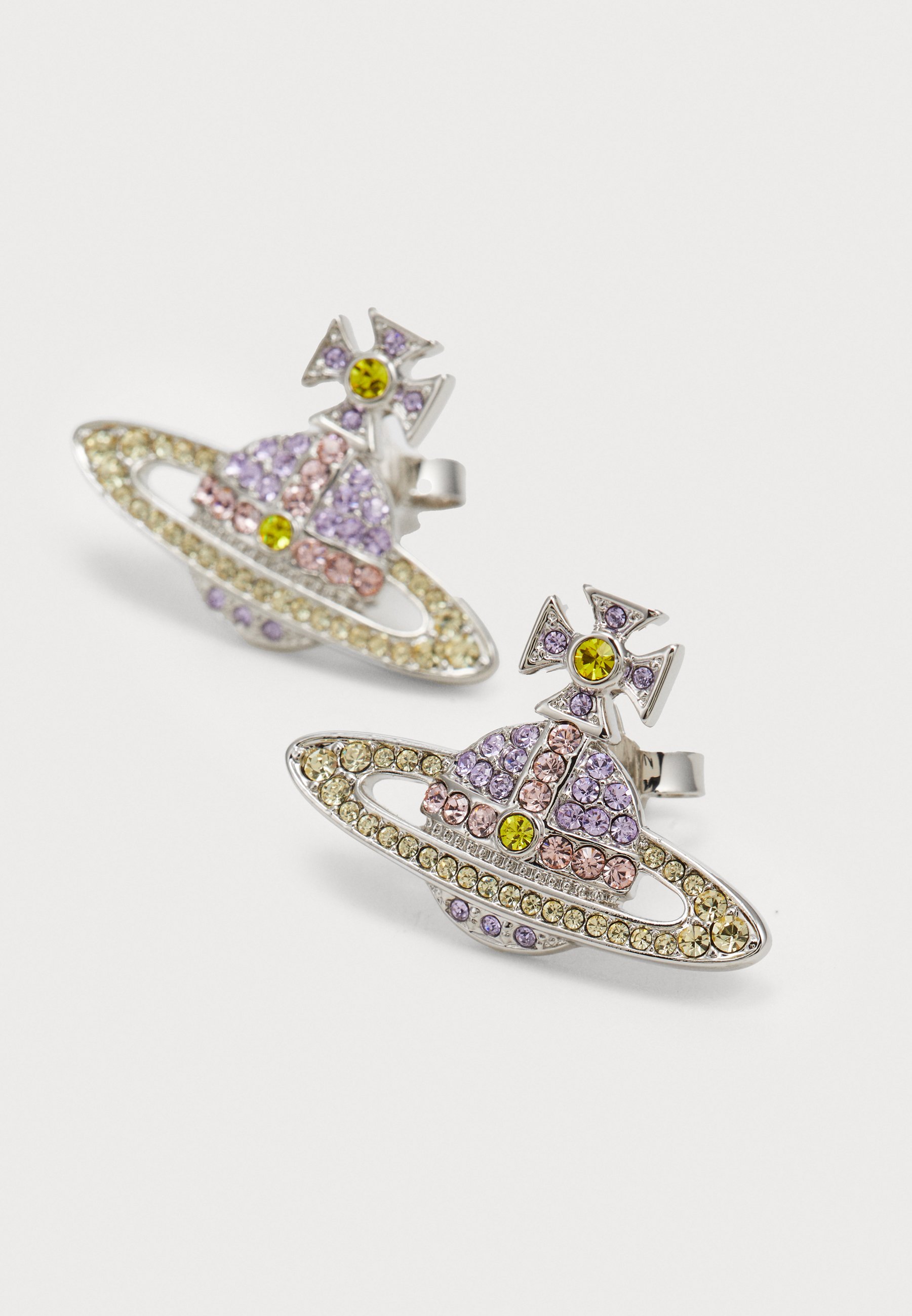 Vivienne Westwood KIKA EARRINGS - Earrings - platinum/violet