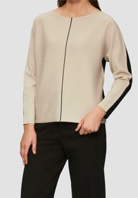 s.Oliver BLACK LABEL Stickad tröja - beige