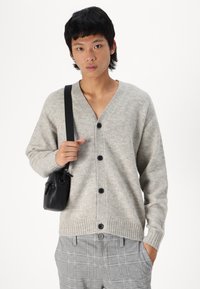 Jack & Jones JOROLLIE CARDIGAN - Cardigan - light grey melange