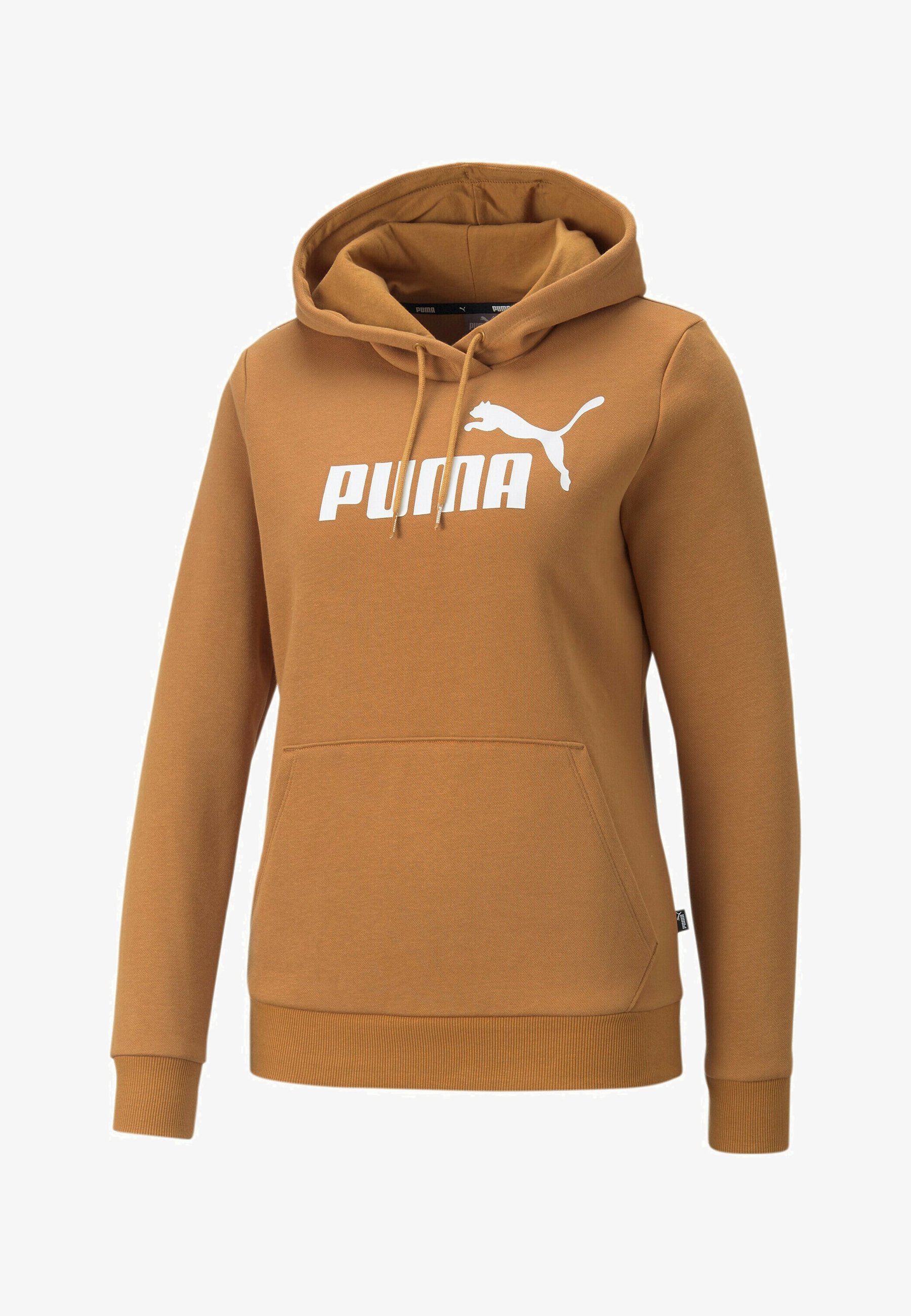 Puma LIFESTYLE ESSENTIALS LOGO Hoodie braun/brown Zalando