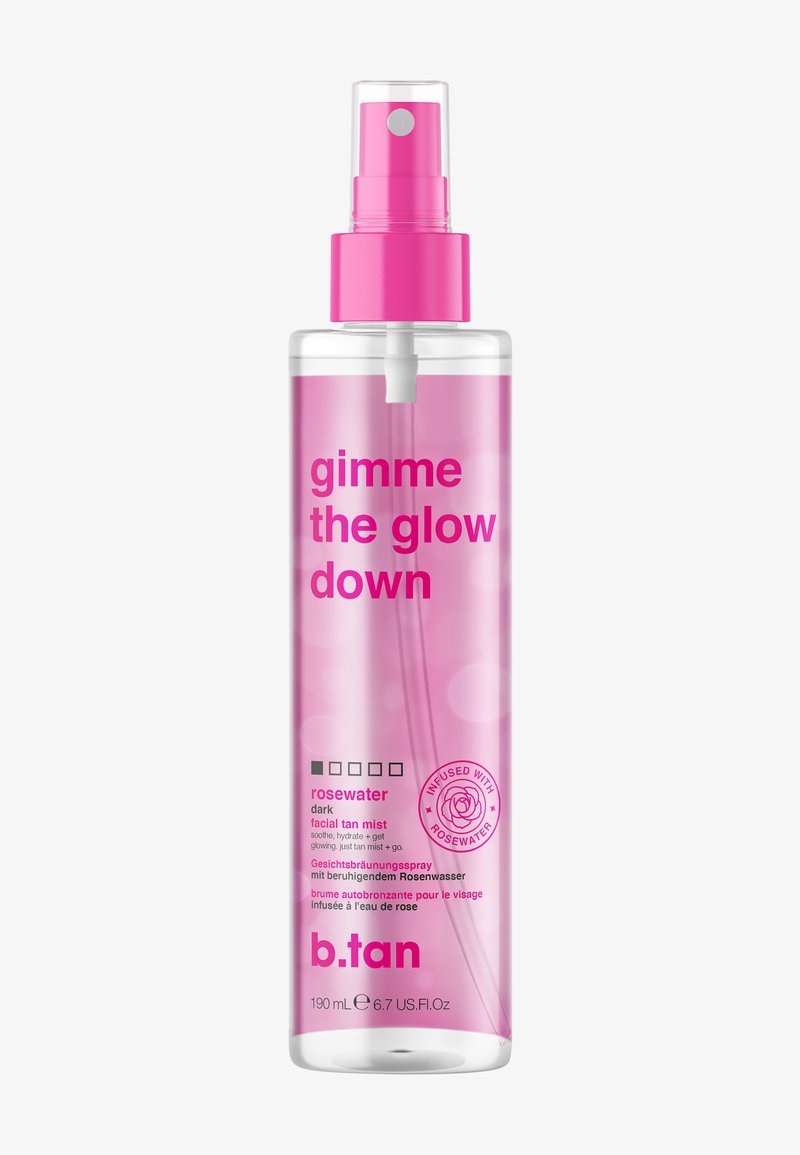b.tan - GIMME THE GLOW DOWN - FACIAL TAN MIST - Itseruskettava voide, Suurenna