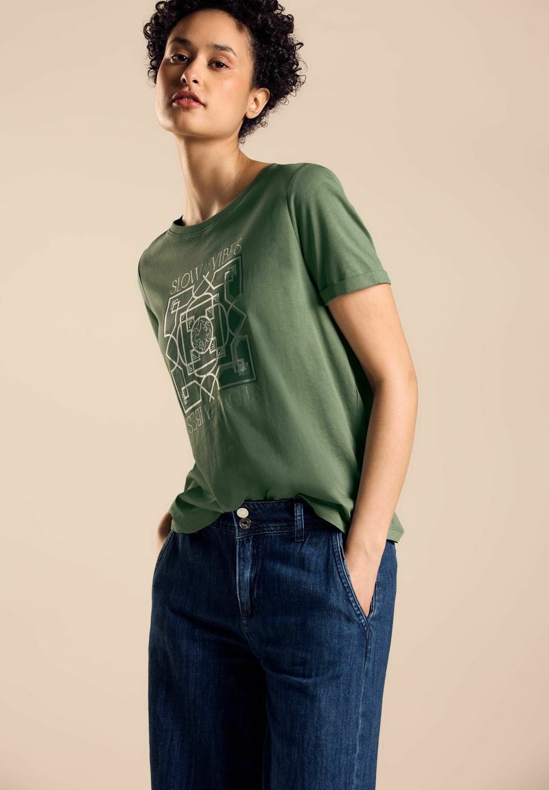 Street One Camiseta estampada - grün